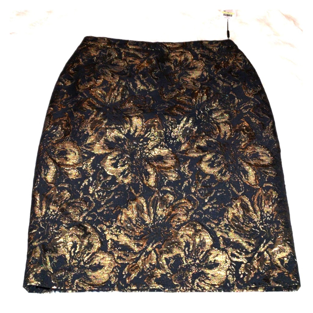 NWT | Calvin Klein Black&Gold skirt | Size 4